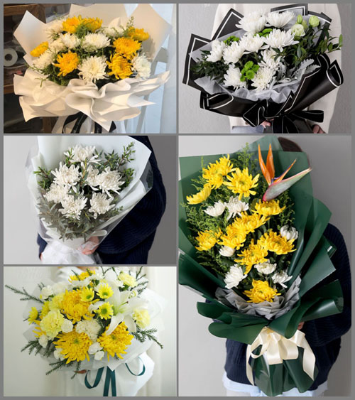广西百色隆林县沙梨乡白事花束代送